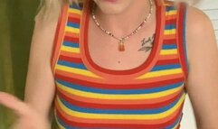 Cheerleader Trample with Peaches and Learn the Rules with Britain Hart 2 CLIPS