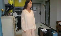 Chinese beauty tied, four horses tied experience (Chinese model LXK)