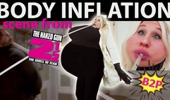 Body Inflation Bloated Belly Breast Expansion Popping 4k MP4 2160p UltraHD