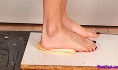 Vivian Barefoot Bread Crushing - HD MP4