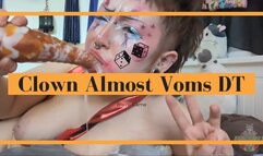 Clown Deepthroats Tentacle and Almost Voms