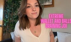 Extreme Wallet and Balls Draining JOI
