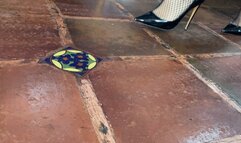 Katherine Heel Pop Queen in Fishnets and Black Pumps