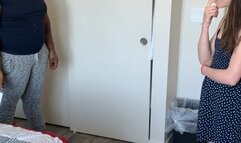 Black girl whips white girls butt part 27