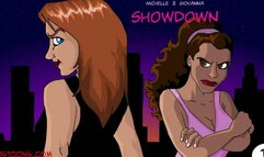 Michelle and Giovanna Showdown - Giantess Comic