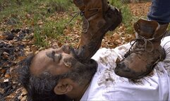 Loser swallows insane amount of mud off my boots (small version)