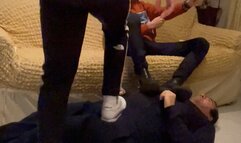 Two Masters on the sofa