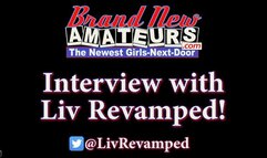 Liv Revamped Looks At Me With Her Cute Eyes While Sucking My Hard Dick!