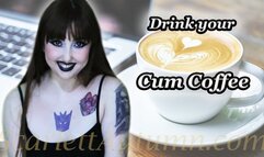 Drink your Cum Coffee - MP4 HD 1080p