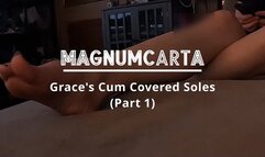 Grace's Cum Covered Soles Pt1