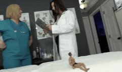 Tiny Man Gets Dominated In Medical Exam By Doctor Indica Jane & Nurse Kate England (SD 720p WMV)