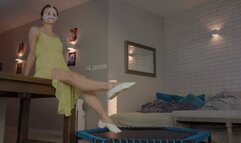 Goddess Amber Rule In The House - White Gym Slippers - Part 1 - UHD 3840x2160 - 4K