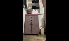 Yellow Summer Mini Skirt and High Heels At The Salon