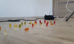 Unaware Giantess Ironing in Stiletto Ankle Boots