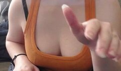 Showing off my natural long nails that I scratch with!