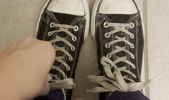 Sneaker and Sock Removal