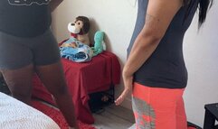 Ebony girl gets spanked for not following instructions part 44