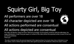 Squirty Girl Fucks a Huge Toy