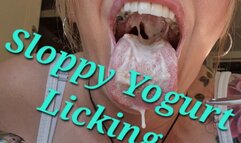 Sloppy Yogurt Licking