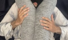 always ready to squeeze his neck