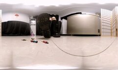 Ella Student Dress Up and Tread on 3 Dwarves 360VR MP4