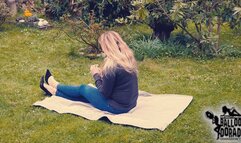 Megans Balloon surprise for Cold Angel - Angels 24 Inch Tornado balloon blow and Nailpop 4K UHD Version