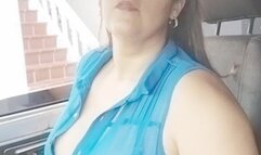 Cranking and taking the Fiat 147 for a drive - Inside passenger view