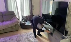 Burglar Beatdown - Presley gets beatdown 720P