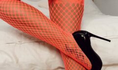 Pink Fishnest Bodystocking Striptease