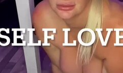 Fucking herself in the dungeon!