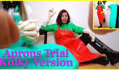 Aprons Try On :kinky version