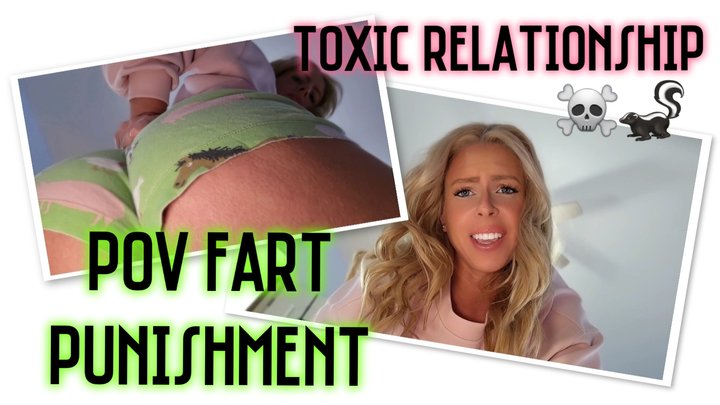 720px x 405px - Toxic Relationship POV Face Fart Punishment In Boxer Shorts