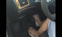 Catherine practicing hard revving