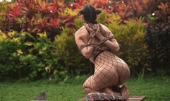 Bondage | Pet play in exotic garden | FHD High Quality