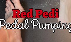Red Pedi Pedal Pumping