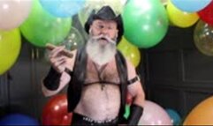 Leather Cowboy Cigar Bust