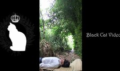 Face smother under Alice sneakers