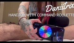 Handjob with command roulette