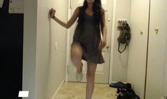 Kicking in White Converse