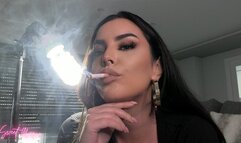 Casual, creamy white nose exhales ~ Sweet Maria