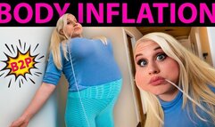 Body Inflation Bloated Belly Breast Expansion Popping B2P