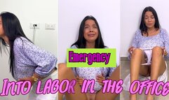 emergency into labor in the office