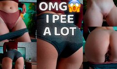 OMG I Pee a Lot! Wetting My Shorts And Panties