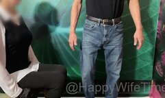 Lunchtime Office Inspection and Spanking for Diapered Sissy Boi