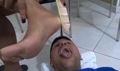 EAT OUR FEET SKIN WHEN WE SCRAP OUR FEET PART 1