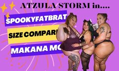 Body Size Comparison feat Spookyfatbrat & MakanaMoon