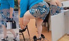 I let the maintenance guy see my legs & he got very horny and filled my pussy with his cum