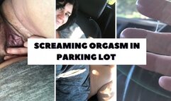 SCREAMING ORGASM IN PARKING LOT