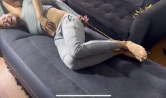 Hot Latino gets tickle while he is being jerked off