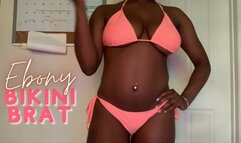 Ebony Bikini Brat
